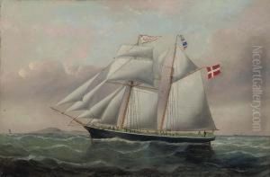 The Danish Topsail Schooner
Hansine by William Howard Yorke