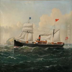 The S/s Laura, Dfds Shipping Company, Denmark