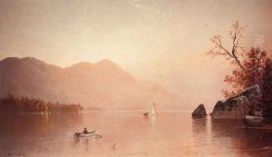 Autumn Mist, Lake George, New York by Alfred Thompson Bricher