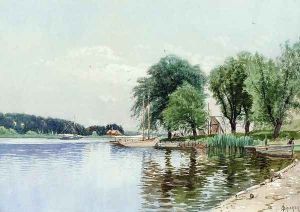 Rockaway Beach, Long Island by Alfred Thompson Bricher