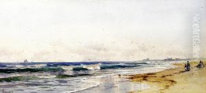Far Rockaway Beach by Alfred Thompson Bricher