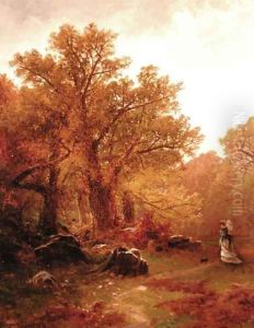 Autumn Stroll by Alfred Thompson Bricher
