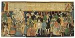 Depicting Various Foreigners by Utagawa Yoshiiku