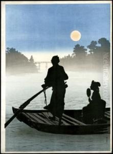 Boaters In Silhouette Boaters In Silhouette