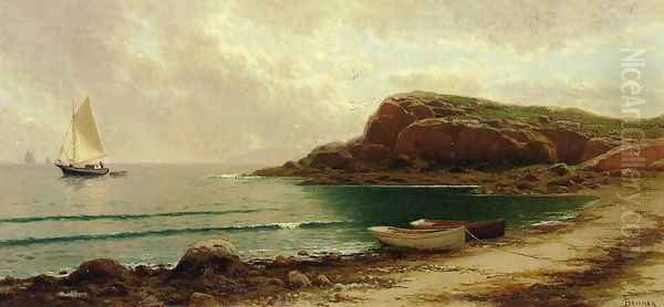 Seascape with Dories and Sailboats - view 1