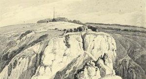 View Of The Coupee Or Natural Bridge Of Sark