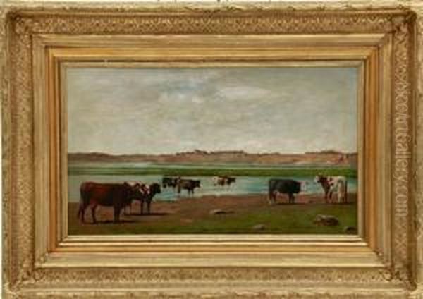 Cows At Pasture - view 1