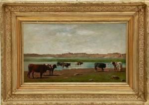 Cows At Pasture by Louis Young