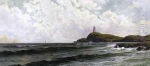 White Island Lighthouse, Isles of Shoals by Alfred Thompson Bricher