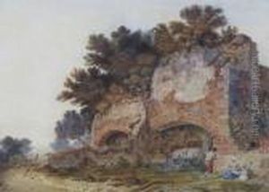 Ruins At Hangham, Near Handcross, Sussex by Tobias Young
