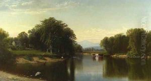 Saco River, New Hampshire by Alfred Thompson Bricher