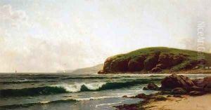 Headlands and Breakers - Grand Manan Maine by Alfred Thompson Bricher