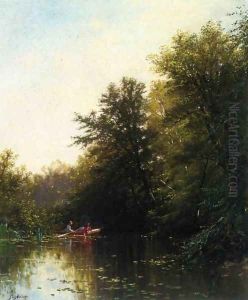 On the Mill Stream by Alfred Thompson Bricher