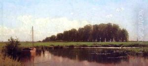 Duck Shootig on the Marshes by Alfred Thompson Bricher