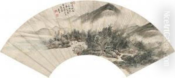 Bamboo Grove In The Rain - view 1