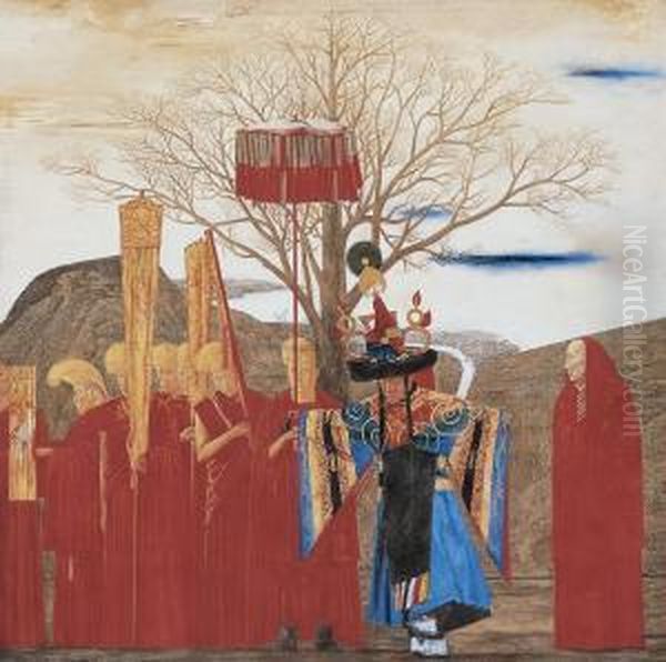 Group Paintings Of Tibet - view 1