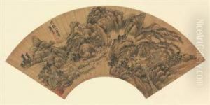 Landscape After Wang Meng by Wang Yuanqi