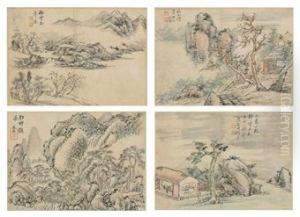 Landscapes After Old Masters by Wang Yuan
