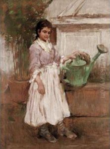The Green Watering Can by William James Yule
