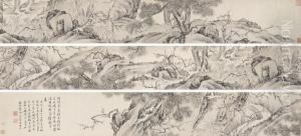 Bamboo, Orchid And Prunus - view 1