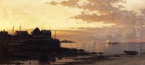 Sunset over the Bay by Alfred Thompson Bricher