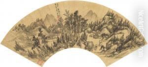 Strolling In The Spring Mountain by Ding Yunpeng