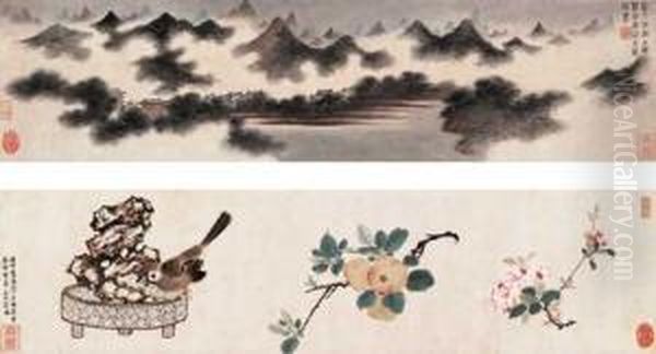 Landscape And Flowers - view 1