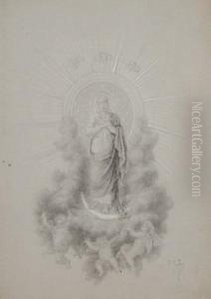 Virgen Con Angeles - view 1