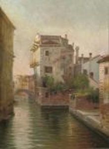Rio Di Sant'agostin, Venice by Gustav Zaak