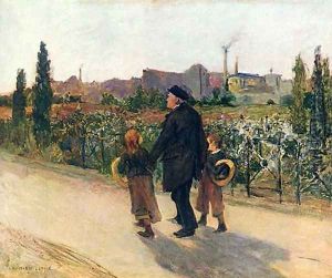 All Souls' Day by Jules Bastien-Lepage