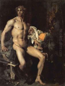 Achilles and Priam by Jules Bastien-Lepage