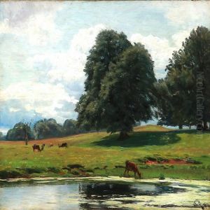 View Of The Deer Garden by Christian Zacho