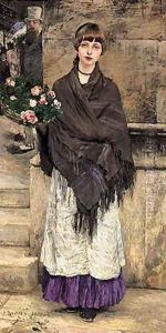 Flower-seller in London by Jules Bastien-Lepage