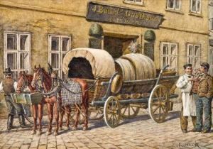 Bierwagen by Gustav Zafaurek