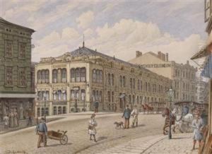 Schwenderscolosseum Auf Der Mariahilferstrase by Gustav Zafaurek