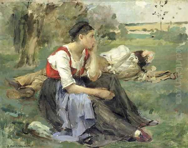 Resting Peasants 1877 - view 1
