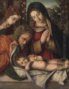 The Holy Family by Francesco Zaganelli