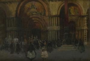 Venezia, Processione Davanti Alla Basilica Di San Marco by Erma Zago
