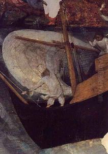 A Boat against a Reef from the Altarpiece of St. Bernard of Clairvaux
