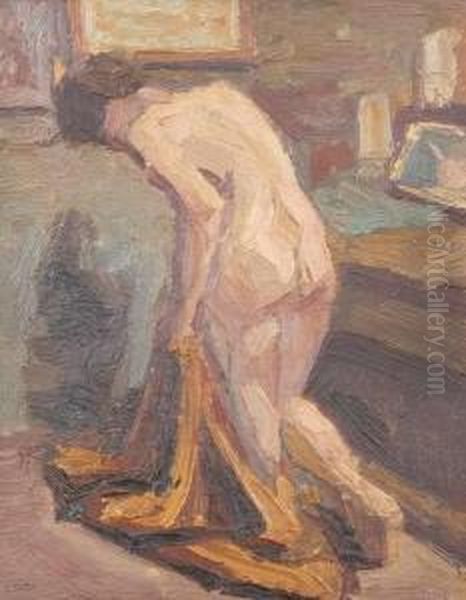 Nude Model In The Studio - view 1