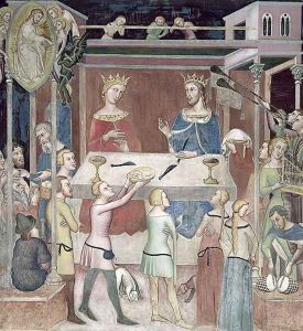 Satan Asking God to Tempt Job 1356-67