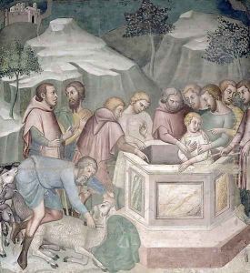 Joseph Thrown in a Well by his Brothers 1356-67 by Manfredi de Battilor Bartolo Di Fredi Fredi