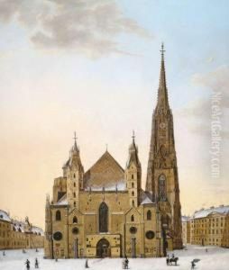 Der Wiener Stephansdom Im Winter