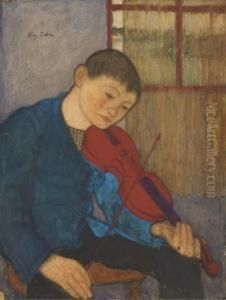 Joueur De Violon by Eugene Zak