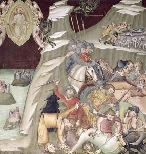 The Massacre of the Servants and Herdsmen of Job 1356-67 by Manfredi de Battilor Bartolo Di Fredi Fredi