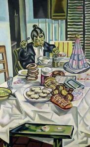 The Child with the Cakes (La gourmandise), before 1921 by Maria Blanchard