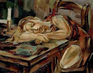 Fillette endormie by Maria Blanchard