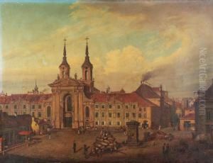 Plac Krasinskich Z Kosciolem Pijarow