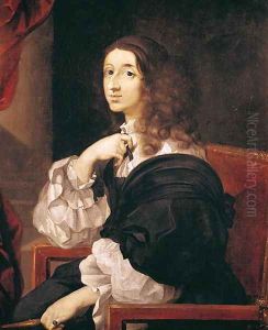 Queen Christina of Sweden (1626-89) by Sebastien Bourdon
