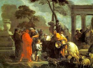 The Selling of Joseph into Slavery 1637 by Sebastien Bourdon